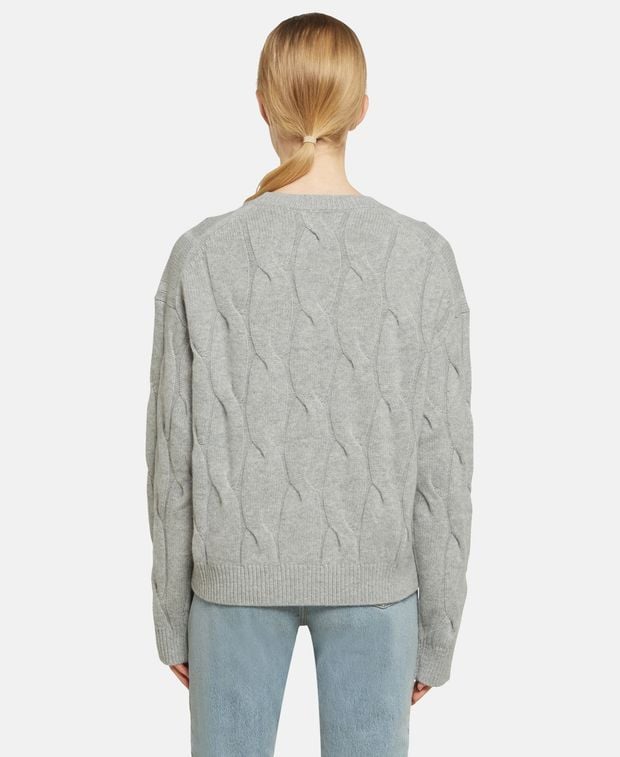 Wollpullover mit Kaschmiranteil