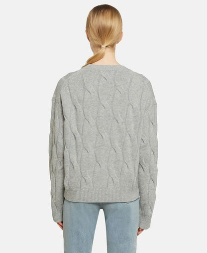 Wollpullover mit Kaschmiranteil