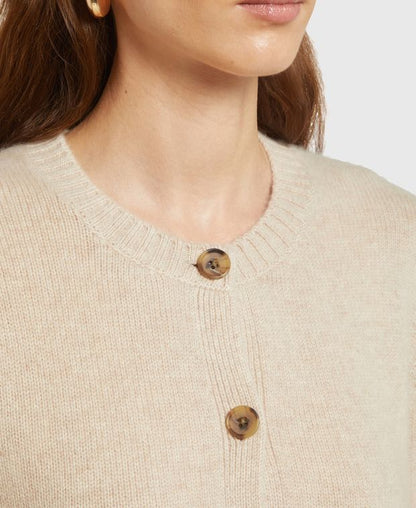 Kaschmir-Strickjacke