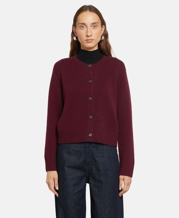 Kaschmir-Strickjacke