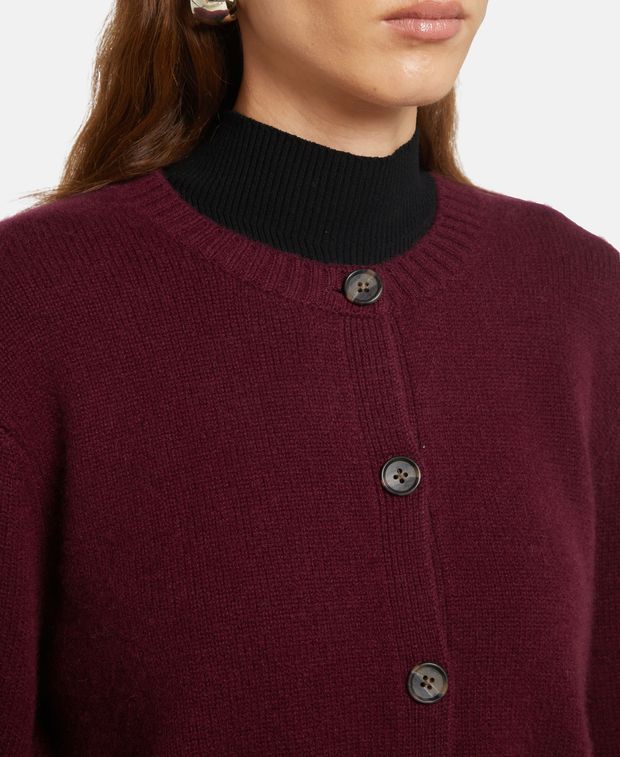 Kaschmir-Strickjacke