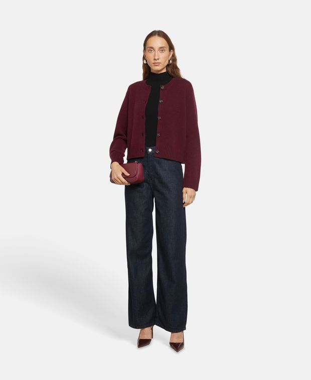 Kaschmir-Strickjacke