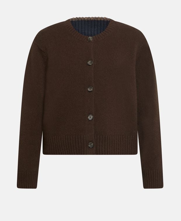 Kaschmir-Strickjacke