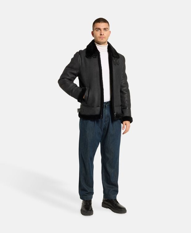 Lammleder-Jacke