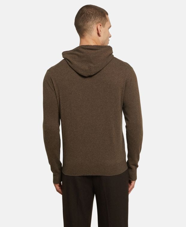 Hoodie mit Wollanteil