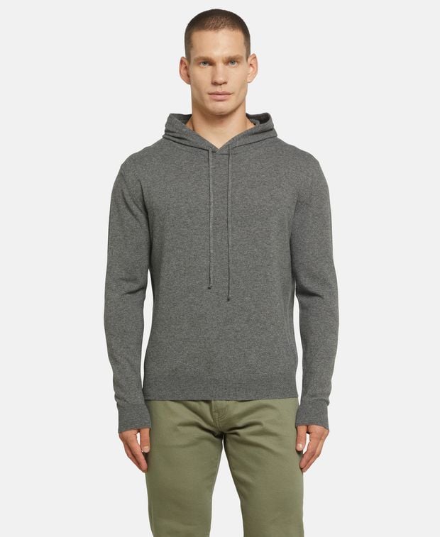 Hoodie mit Wollanteil