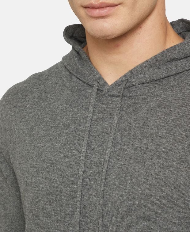 Hoodie mit Wollanteil