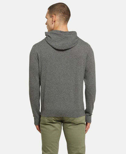 Hoodie mit Wollanteil