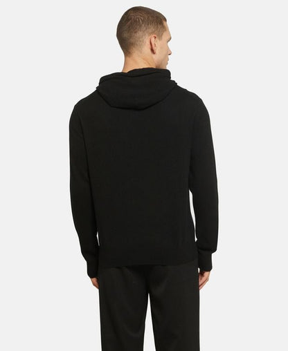 Hoodie mit Wollanteil