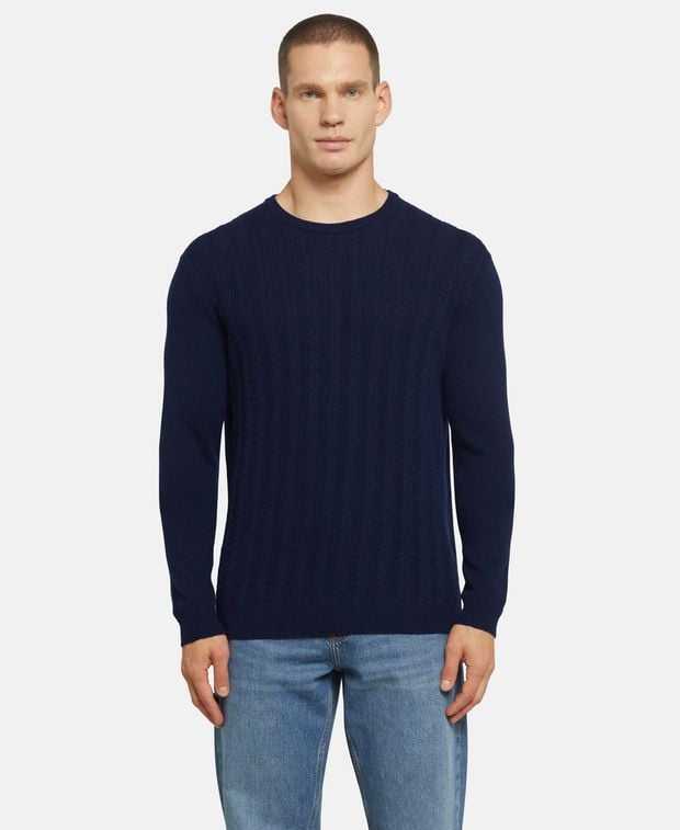 Pullover mit Wollanteil