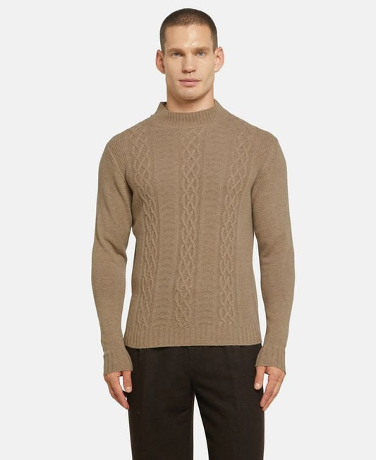Pullover mit Wollanteil
