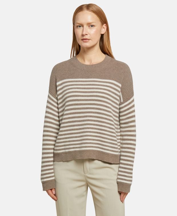 Pullover mit Wollanteil