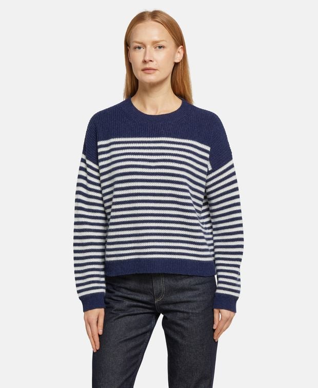 Pullover mit Wollanteil