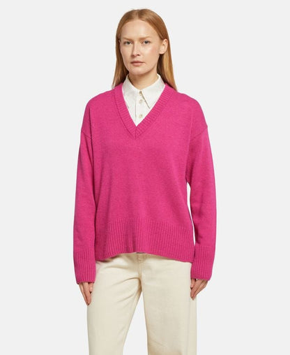 Pullover mit Wollanteil