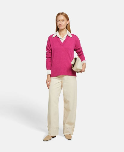 Pullover mit Wollanteil