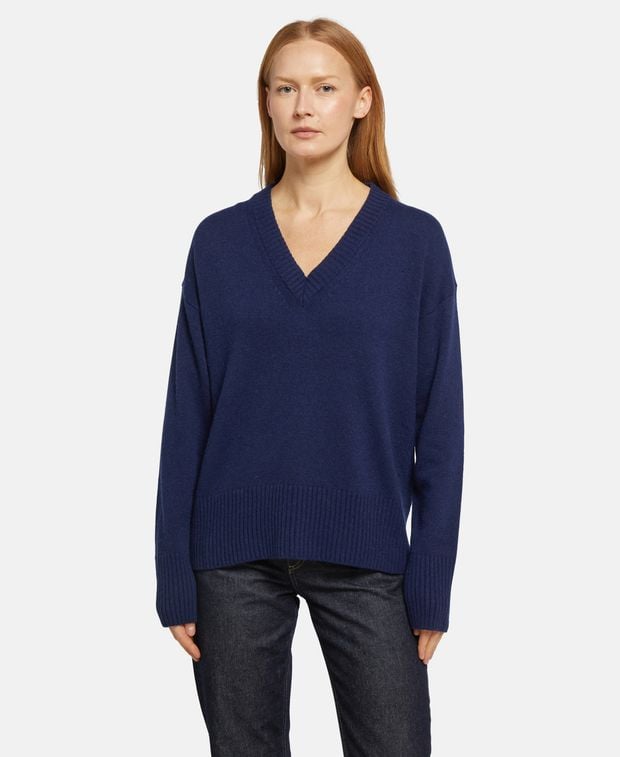 Pullover mit Wollanteil