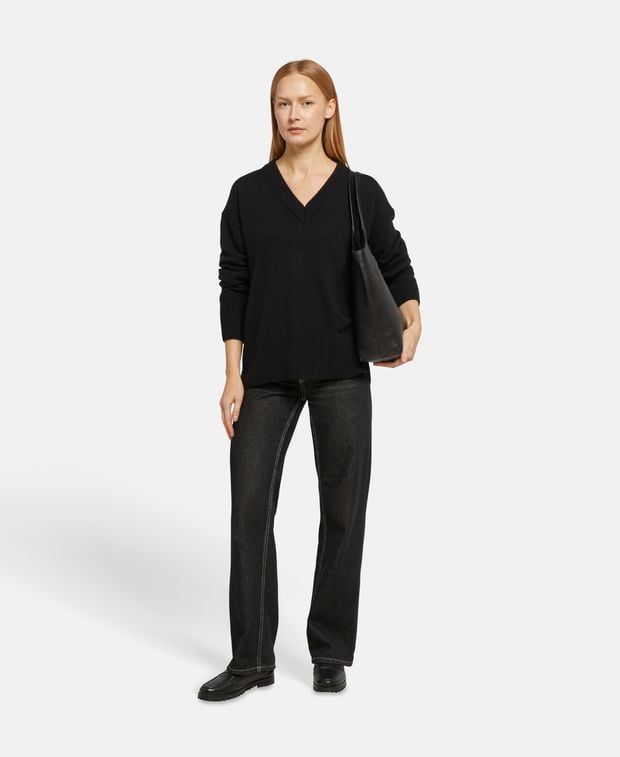 Pullover mit Wollanteil
