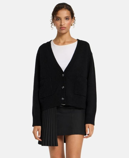 Woll-Strickjacke
