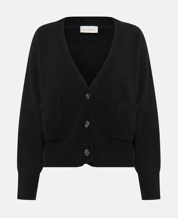 Woll-Strickjacke