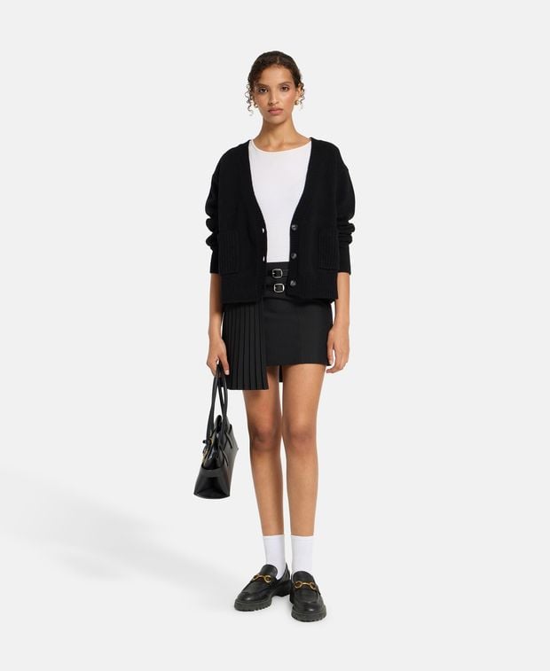 Woll-Strickjacke