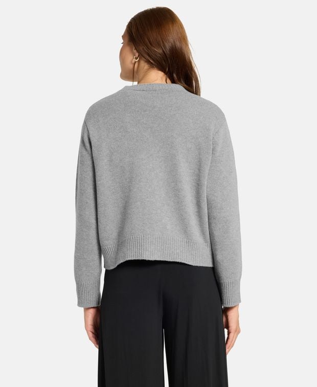 Woll-Strickjacke