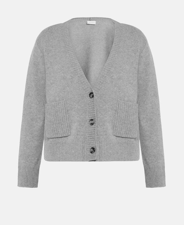 Woll-Strickjacke