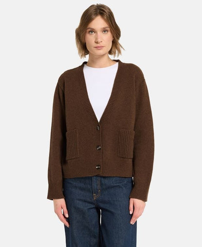 Woll-Strickjacke
