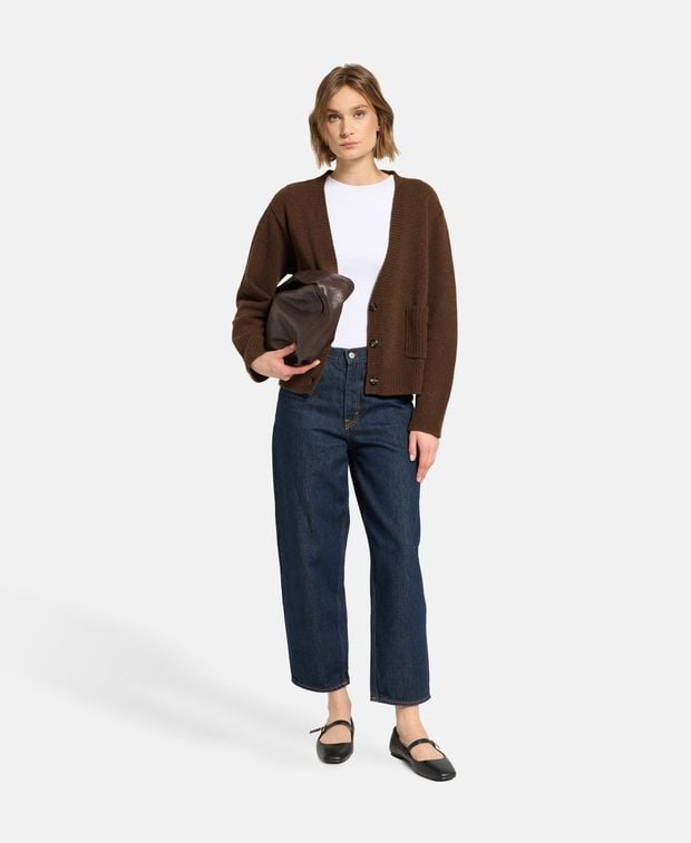 Woll-Strickjacke