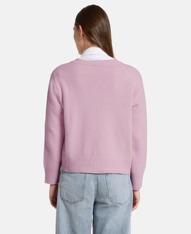 Woll-Strickjacke