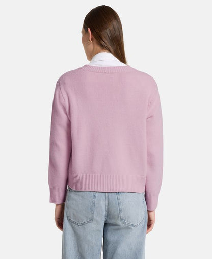 Woll-Strickjacke